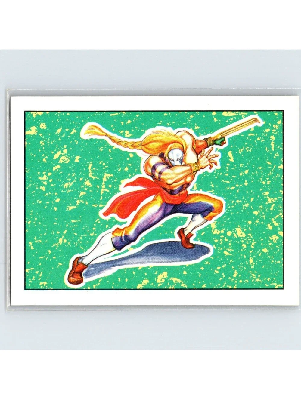 1993 Topps Street Fighter II Wall leap #80